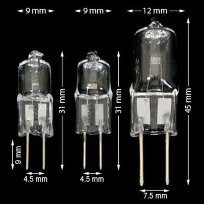 Halogen light bulb, transmitted light, non-branded