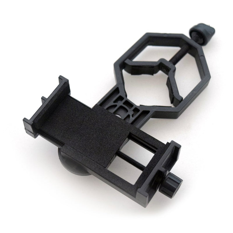 Smart phone camera eyepiece adapter for microscope, telescope or spotting scope