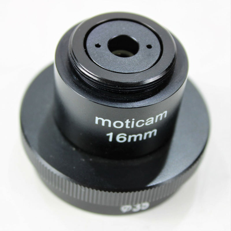 Moticam focusable digital camera lenses and adapters, C-mount