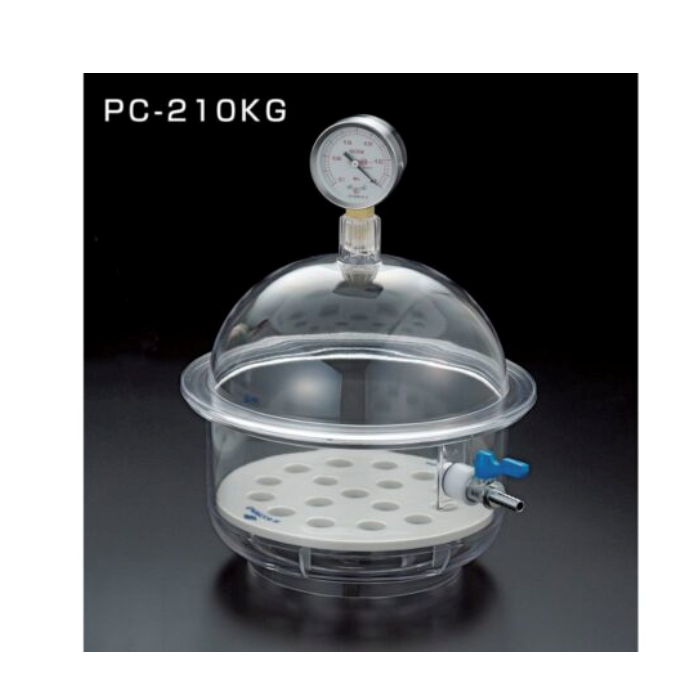 Polycarbonate vacuum desiccators