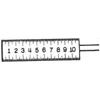 Micro-Tools stainless steel, ruler tip