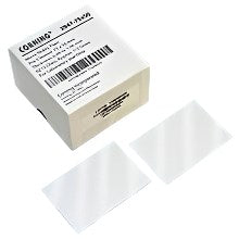 Corning glass microscope slides, large