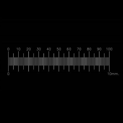 PS1R stage micrometers, 10mm x 0.1mm divisions