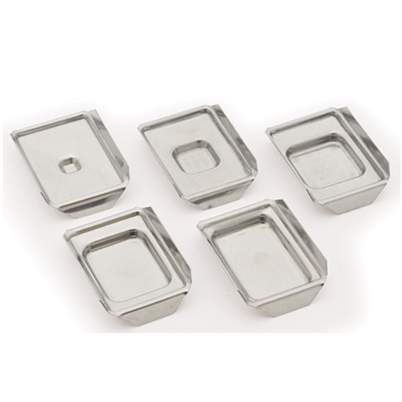 PELCO stainless steel embedding base moulds