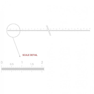 PS5 stage micrometers, 20mm x 0.01mm divisions