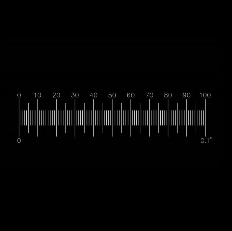 S4R stage micrometers, 0.1&