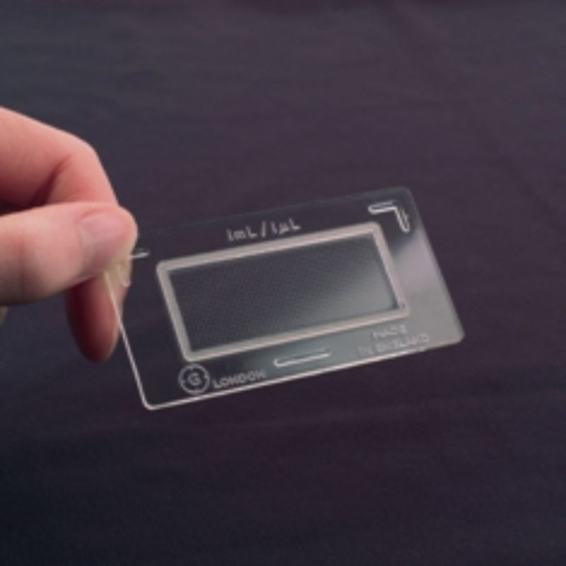 Sedgewick-Rafter counting chamber coverglass