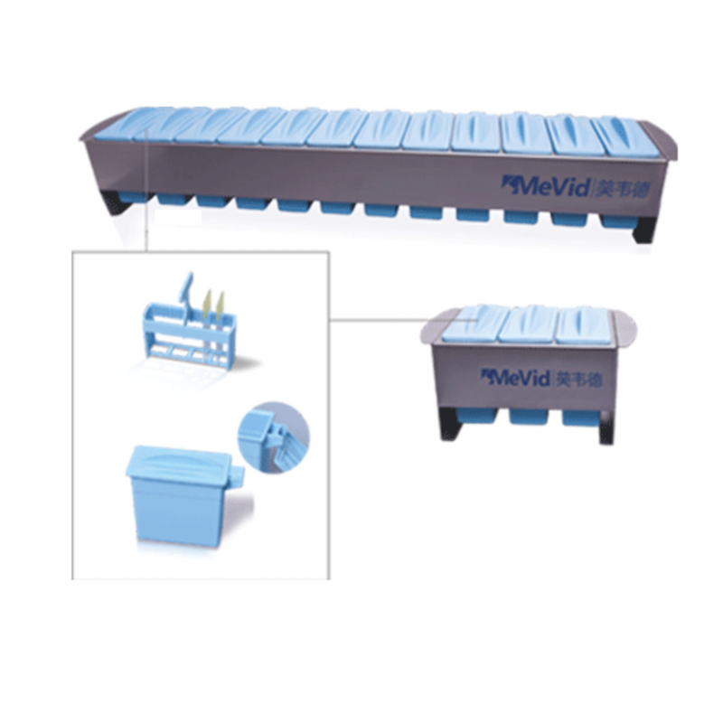 Economy slide staining set, 12 x 25 slides (damaged)