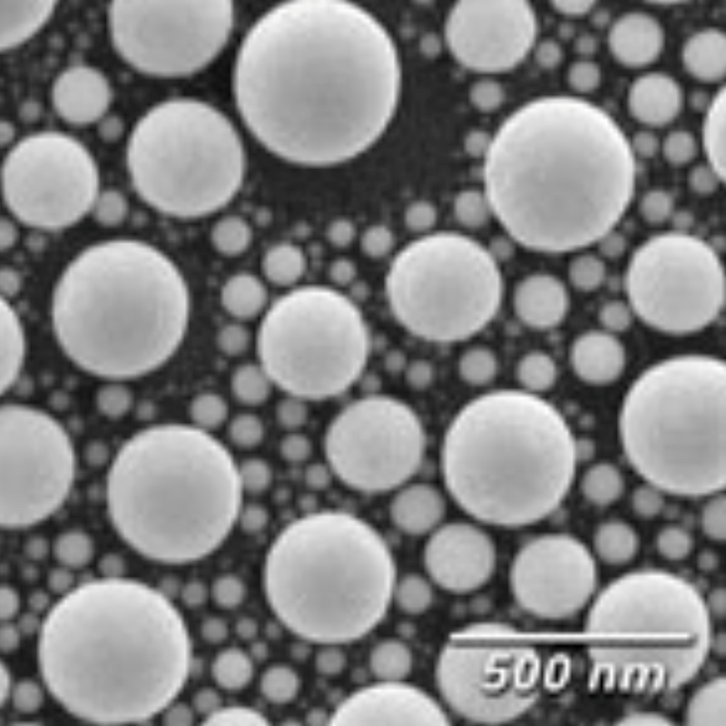 SEM tin on carbon disc resolution standards, wide magnification range