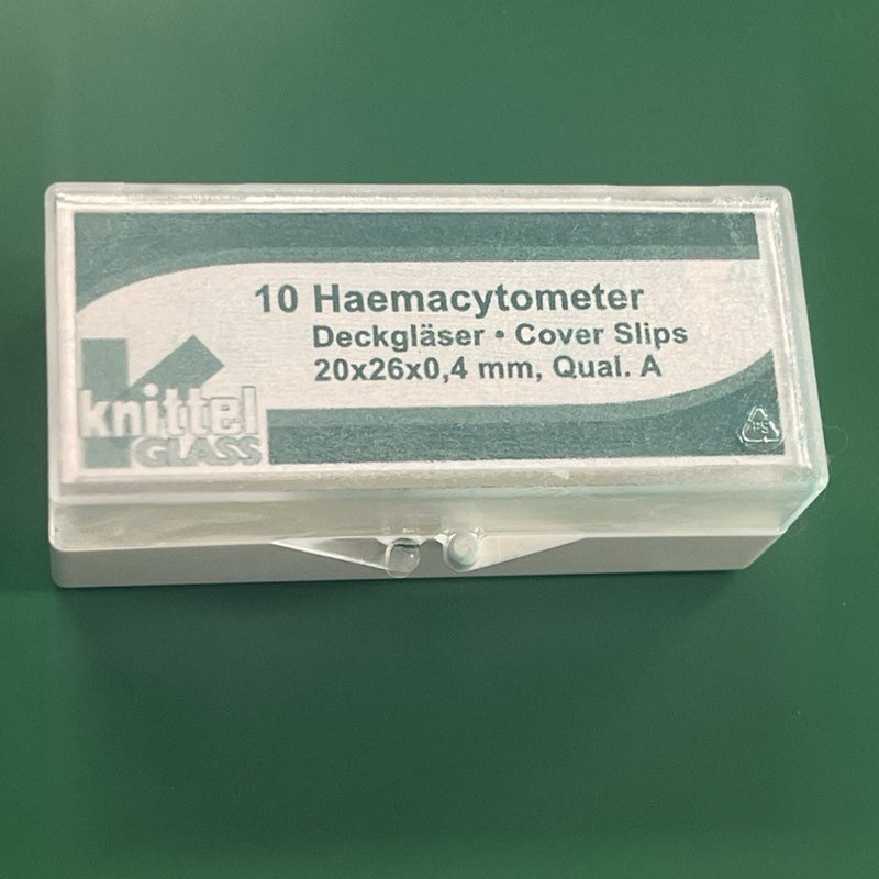 Knittel haemacytometer coverslips, No.4