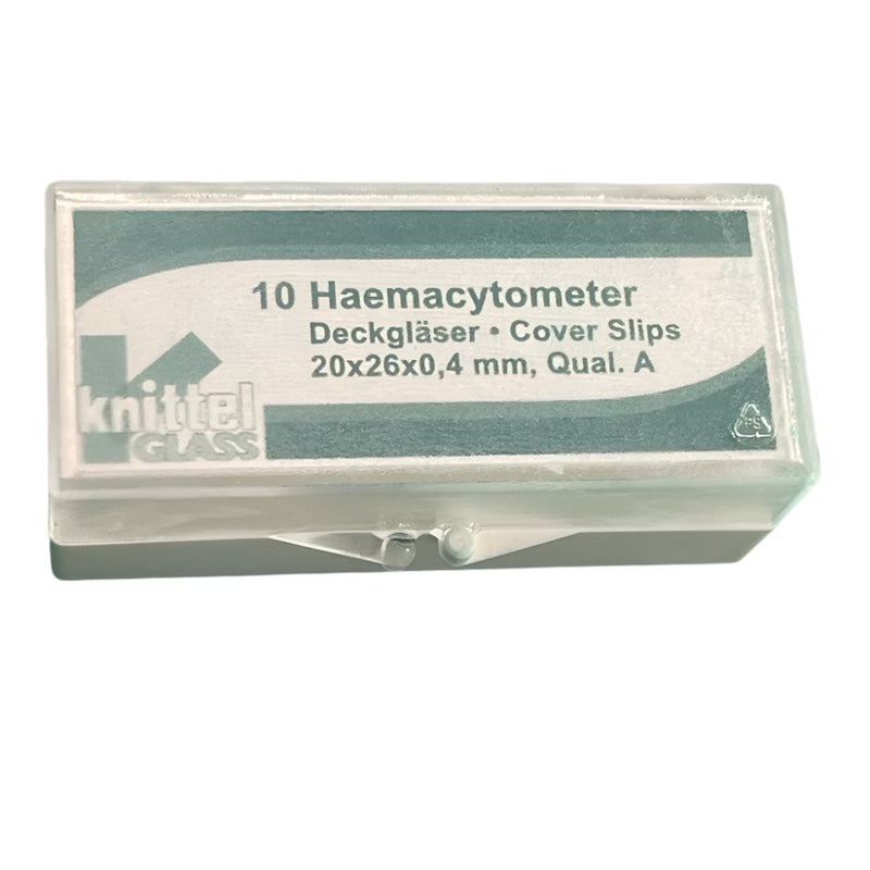 Knittel haemacytometer coverslips, No.4