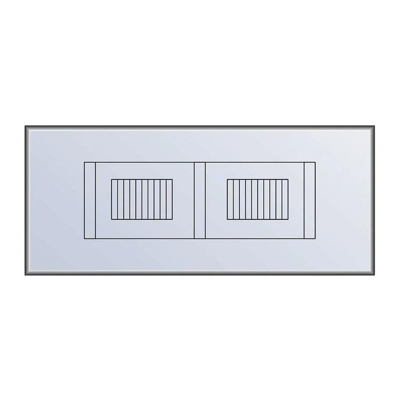 McMaster egg counting chamber, 2 cells, glass and plastic