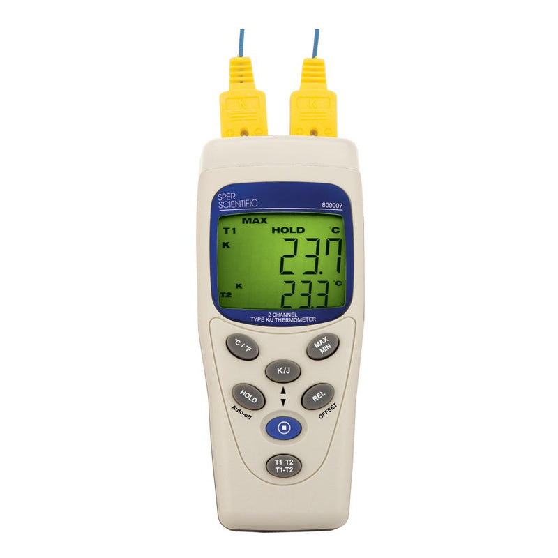 Basic thermometers, type K and J