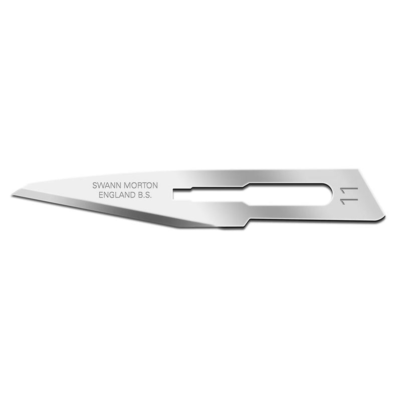 Swann-Morton carbon steel scalpel blades, sterile