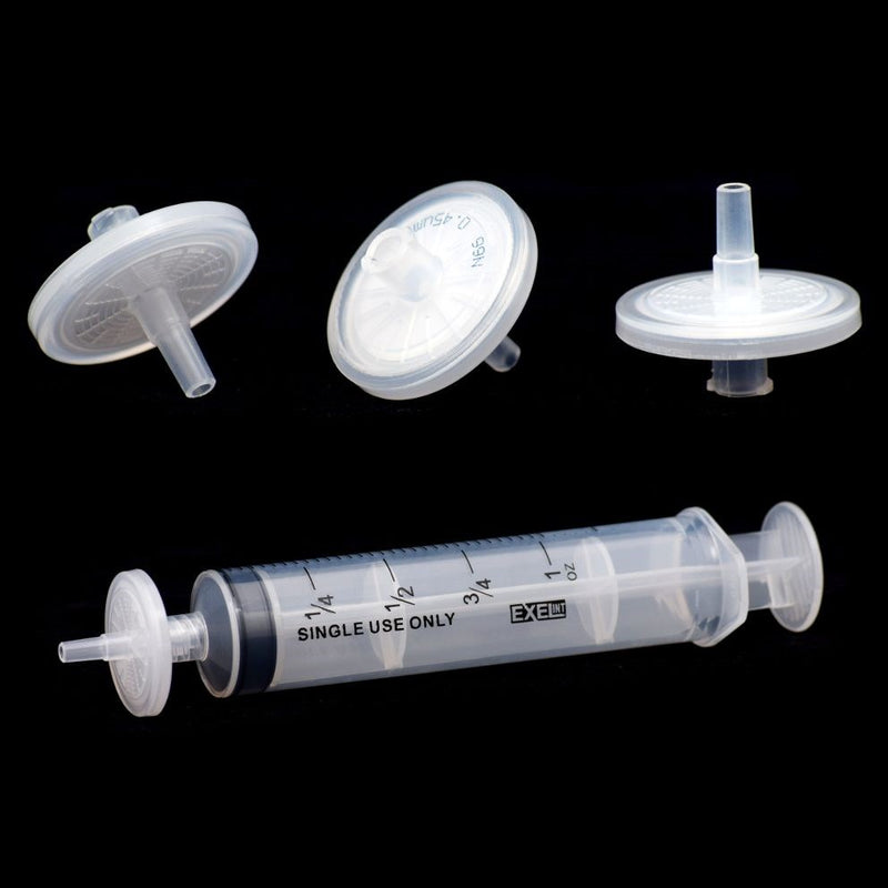 PVDF syringe filters, hydrophobic, non-sterile