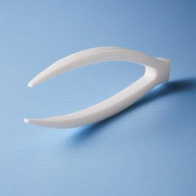 Fine sharp tweezers, PTFE