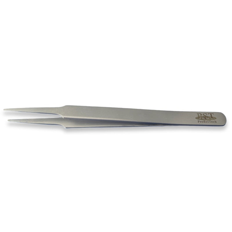 Titanium flat tipped tweezers