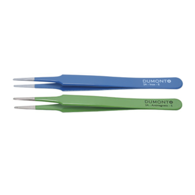 Dumont electronics epoxy-coated tweezers, style 2A