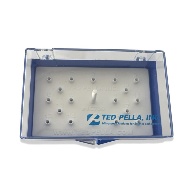 PELCO SEM storage box, pin and cylinder mounts – ProSciTech