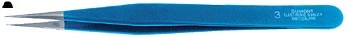 Dumont electronics epoxy-coated tweezers, style 3