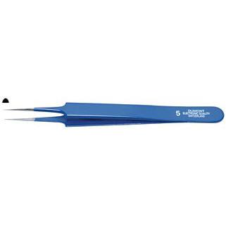 Dumont electronics epoxy-coated tweezers, style 5