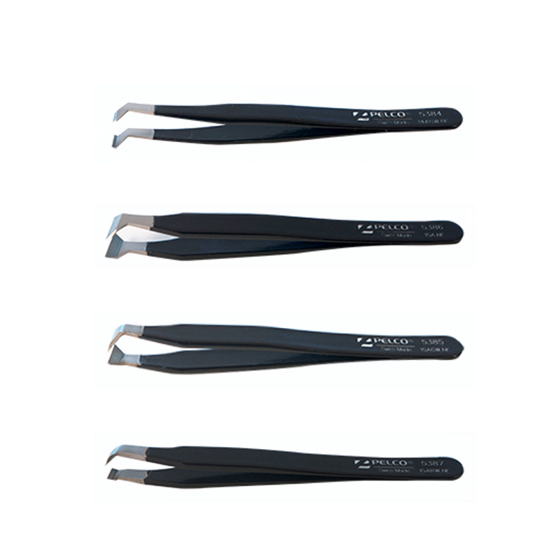 PELCO Pro wire cutting tweezers, epoxy coated ESD safe
