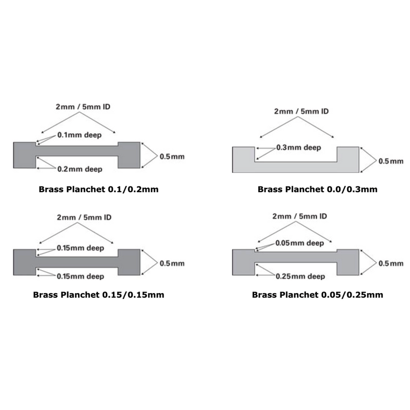 PELCO brass freezer hats
