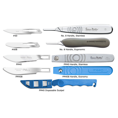 Swann-Morton pathology blades and handles