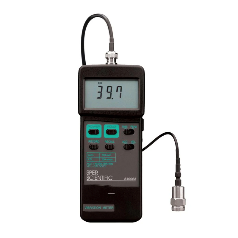 Portable vibration meter