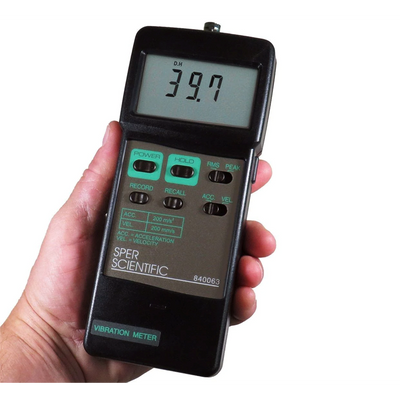 Portable vibration meter