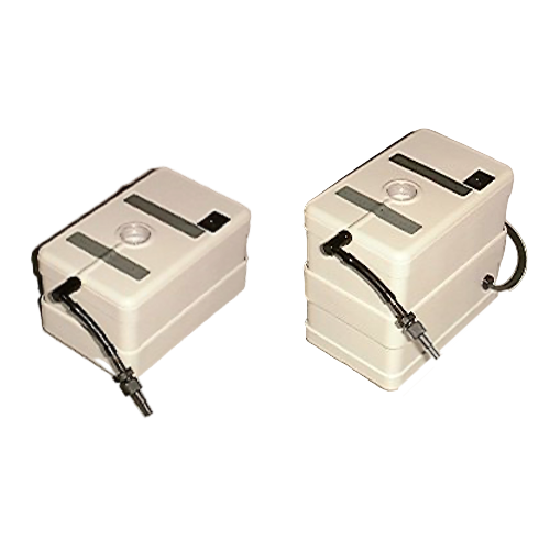 Dry diaphragm pumps with HEPA filter