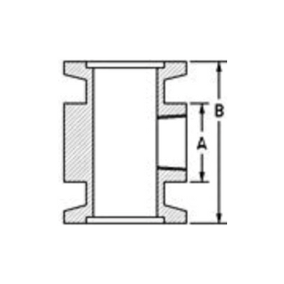 NW/KF adaptive tee to female NPT adapters, SS