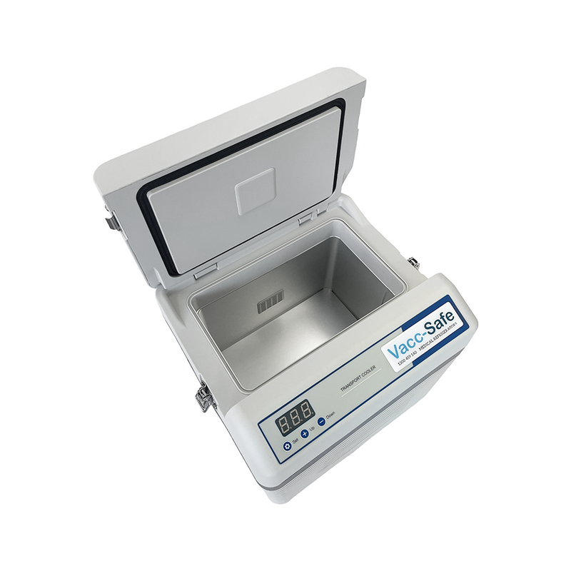 Vacc-Safe portable medical refrigerators, +6 to +2C