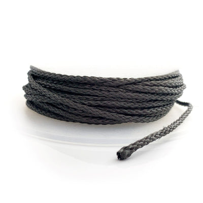 Carbon fibre and thread for carbon evaporation