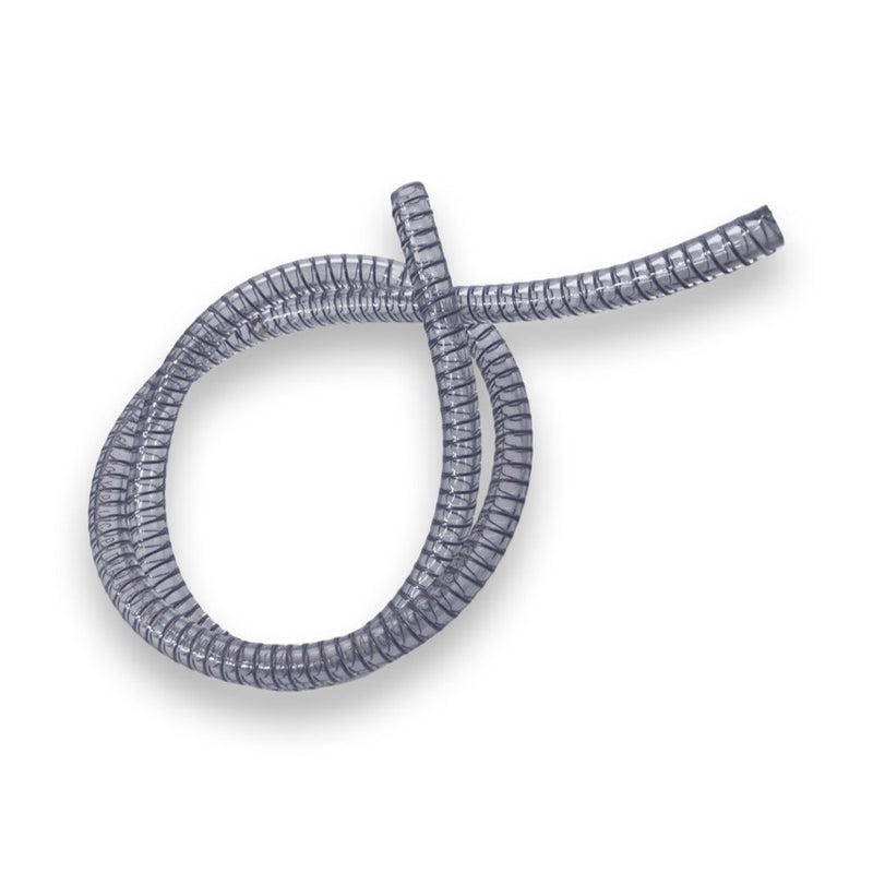 Vacuum SS reinforced tubing with thick walls, PVC
