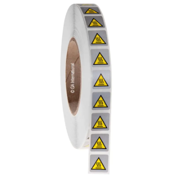 Deep-freeze ISO laboratory warning labels