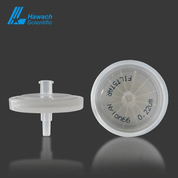 Nylon syringe filters, hydrophilic, GF prefilter, non-sterile