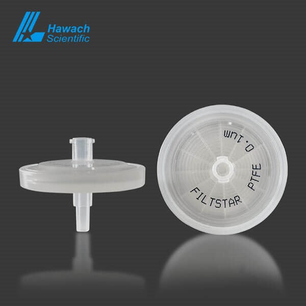 PTFE syringe filters, hydrophilic, sterile