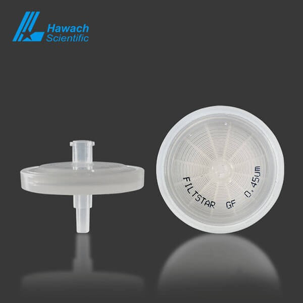 GF syringe filters, hydrophobic, sterile