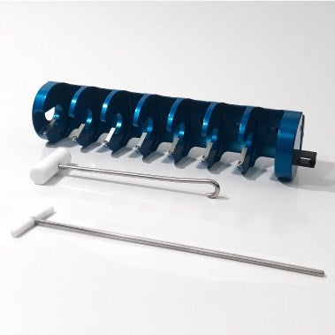 Shelved puck shipping cane