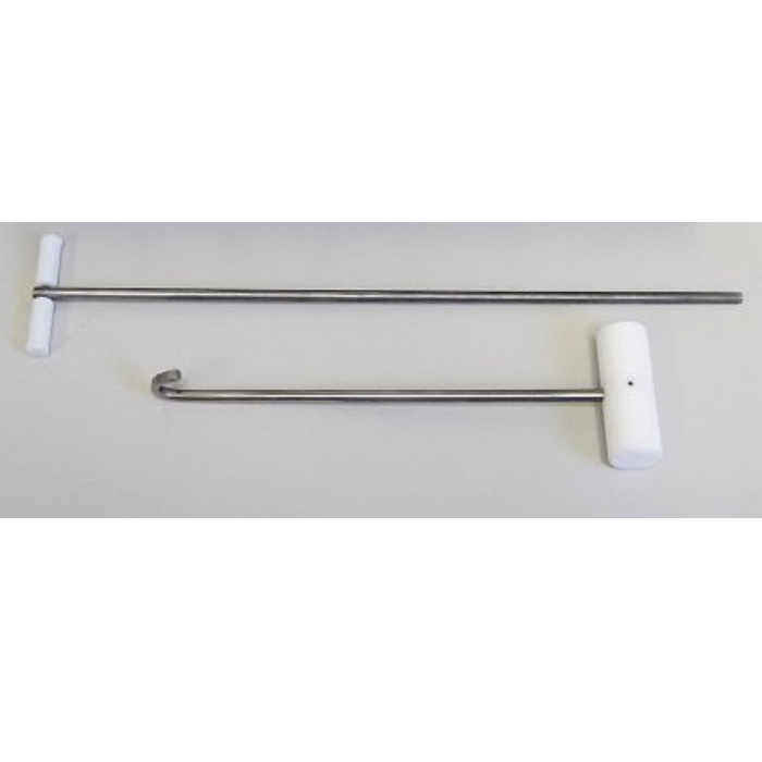 Shelved puck shipping cane