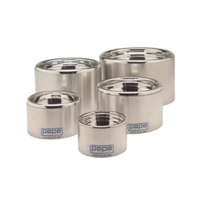 Pope hemispherical cryo dewars, shallow low form