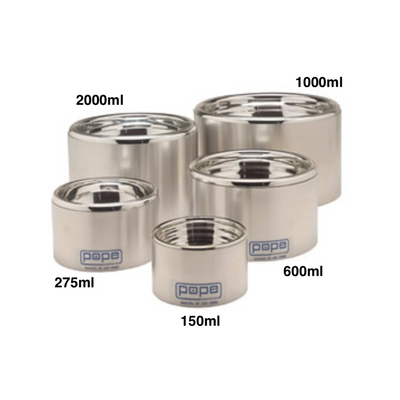 Pope hemispherical cryo dewars, shallow low form