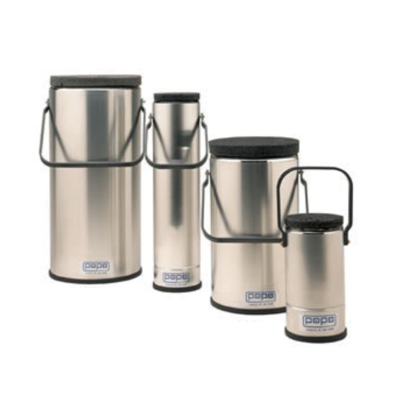 Pope lab grade cryo dewars with handles