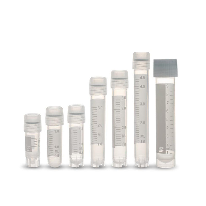 CryoVials T310, silicone seal and external thread, PP