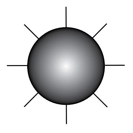 Silica superparamagnetic particles