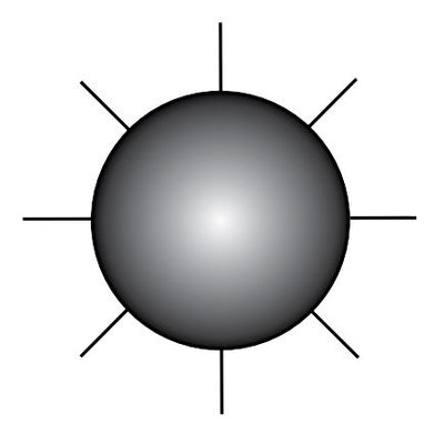 Multiple fluorophore fluorescent particles