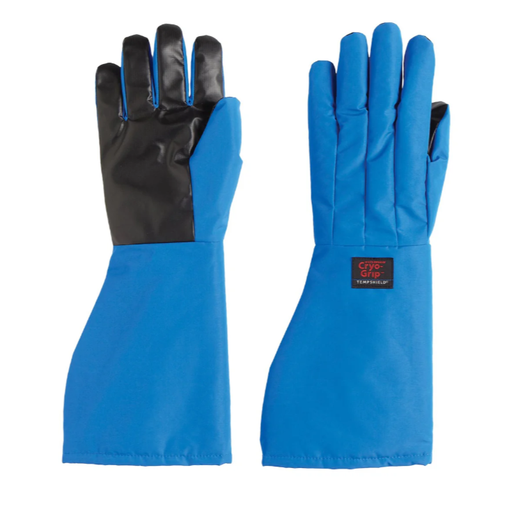 Tempshield waterproof Cryo-Grip gloves, blue