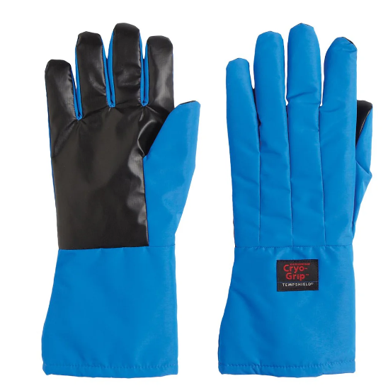 Tempshield waterproof Cryo-Grip gloves, blue