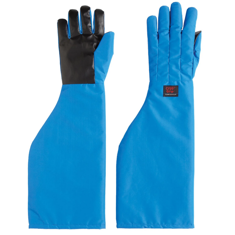 Tempshield waterproof Cryo-Grip gloves, blue